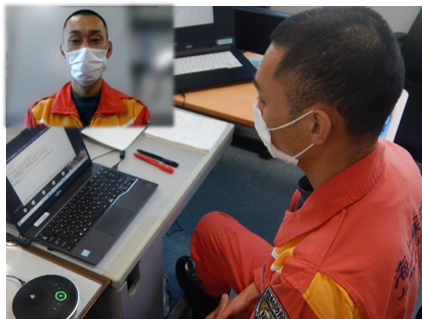 Status of Comprehensive Training Review Meeting (Online from Japan)