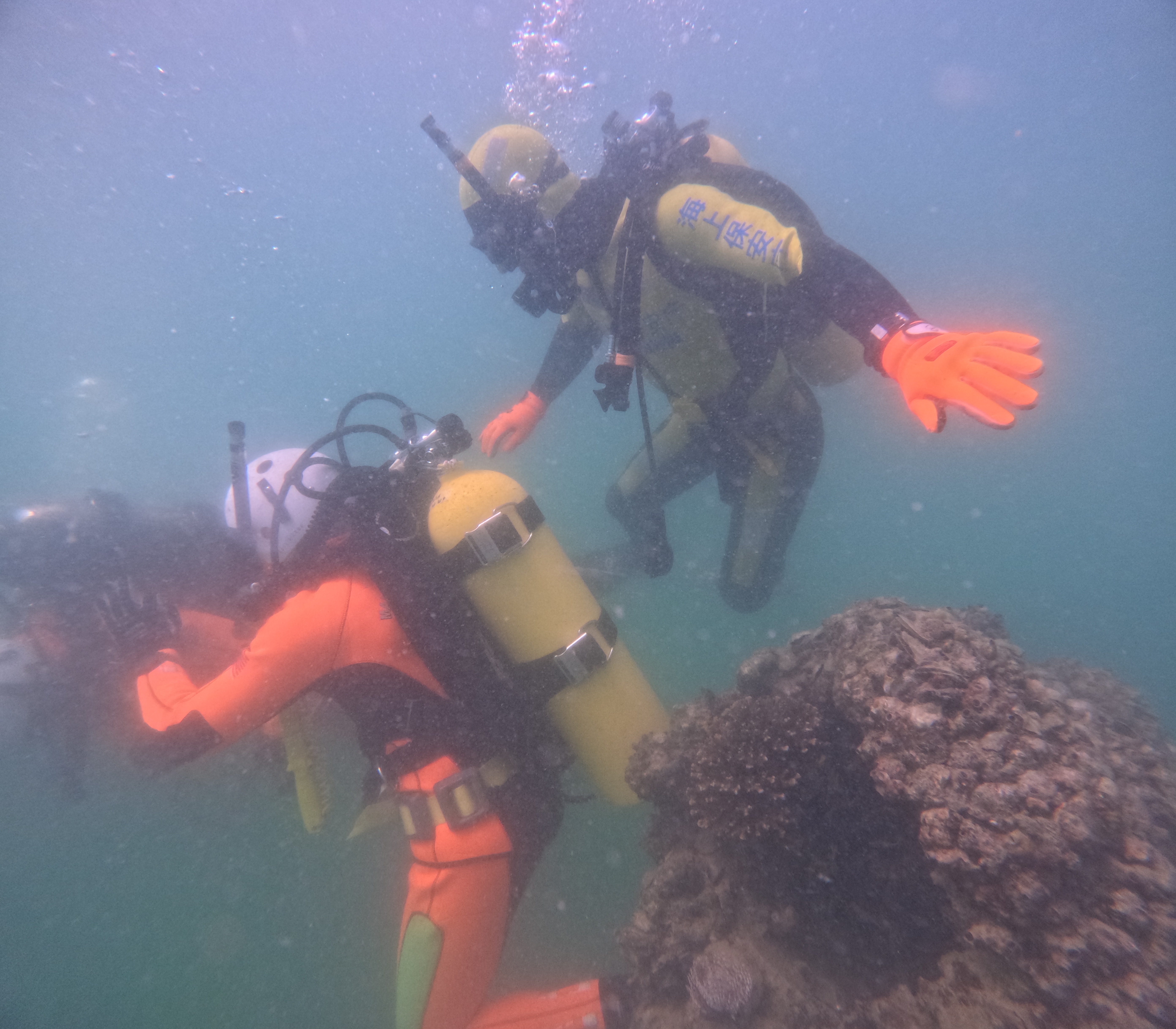 Underwater diving training