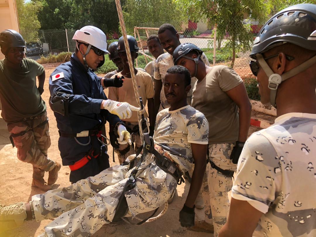 船舶移乗訓練（注意事項説明）