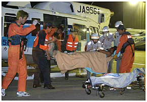 洋上救急の様子