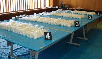 回収された大量の覚せい剤