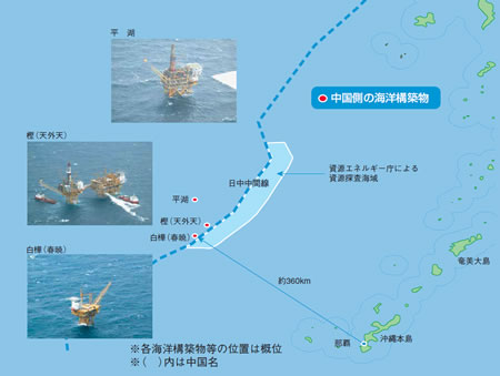 東シナ海における資源開発