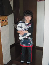 「うーみん人形」と高見紀恵ちゃん