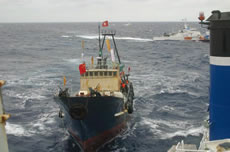 領有権主張活動家船舶