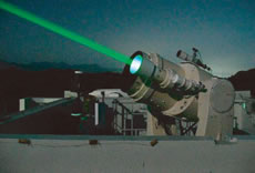 下里水路観測所のレーザー設備