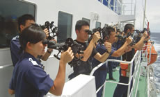 乗船実習(天測)