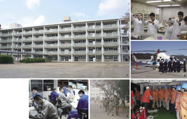 1.�w�����̊O�ρ@2.�������i���K���j�@3.�������i���|�����j�@ 4.�C�m�Ȋw�ے��̎��Ƃ̗l�q�@5.�q��ے��̎��Ƃ̗l�q�@6.��D���K