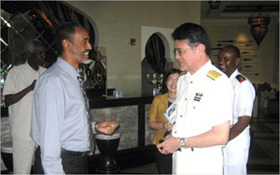 ジブチ設備・運輸大臣との意見交換