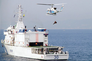 �C��ۈ����̃w���R�v�^�[�ƃC���h���݌x�����̏����D�ɂ�鍇���P��