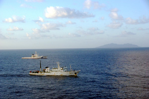 ��t�������ӊC����u�͂������v���钆�����ƊĎ��D�i��O�j�ƊĎ��x�����鏄���D