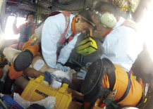 �w���R�v�^�[���ł̋~�}�~�����u