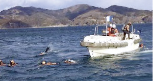 潜水捜索の状況