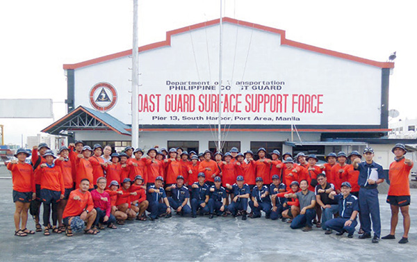 訓練終了後の集合写真