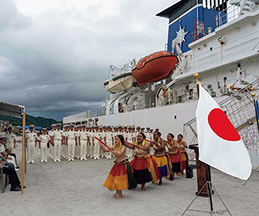 ���n�ł̓��`���}���T�̗l�q