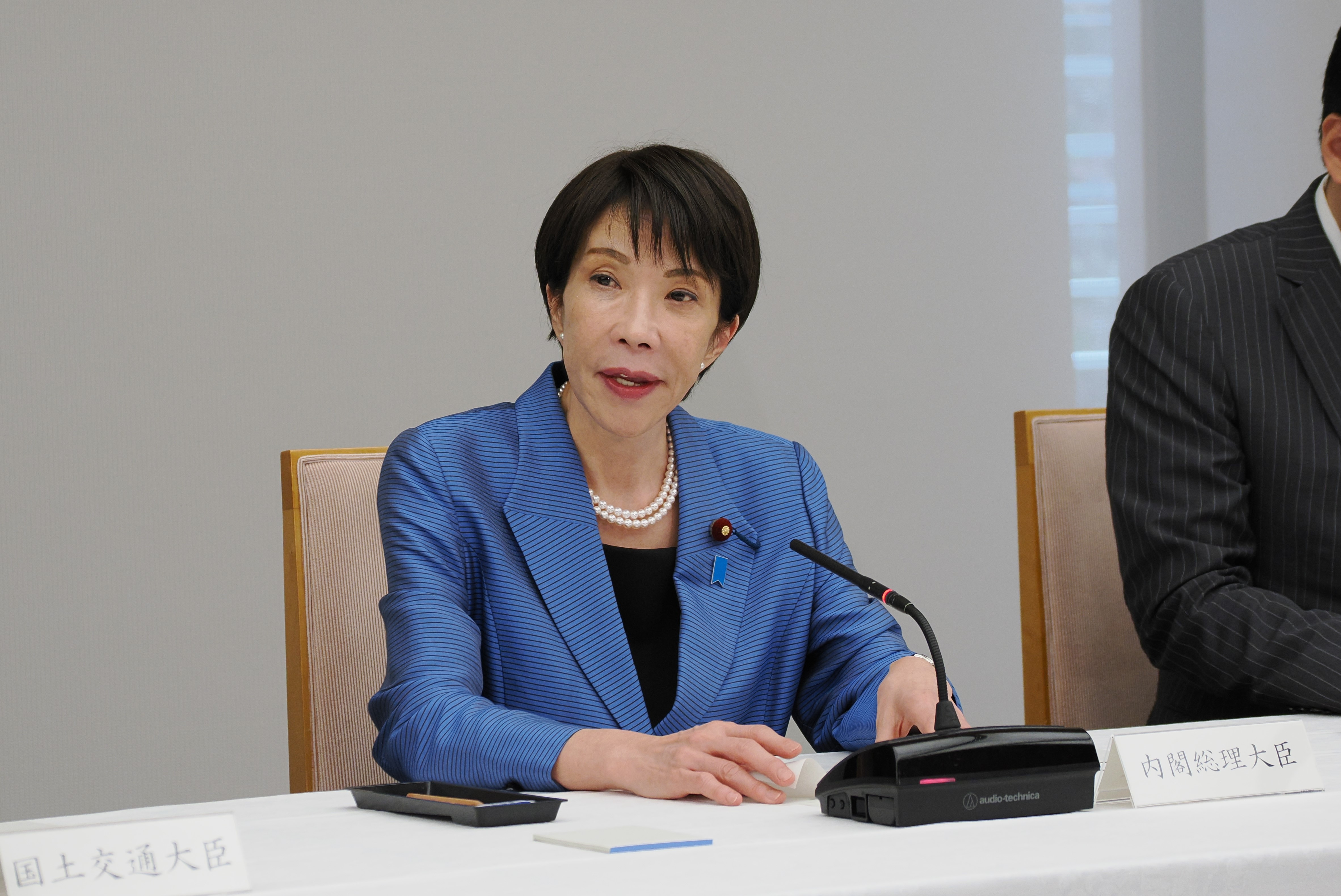 総理発言の様子